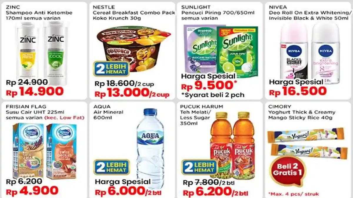 PALING MURAH HARI INI! Promo Indomaret Kamis 22 Agustus 2024, Aqua 600 ML 2 Botol Cuma Rp 6.000