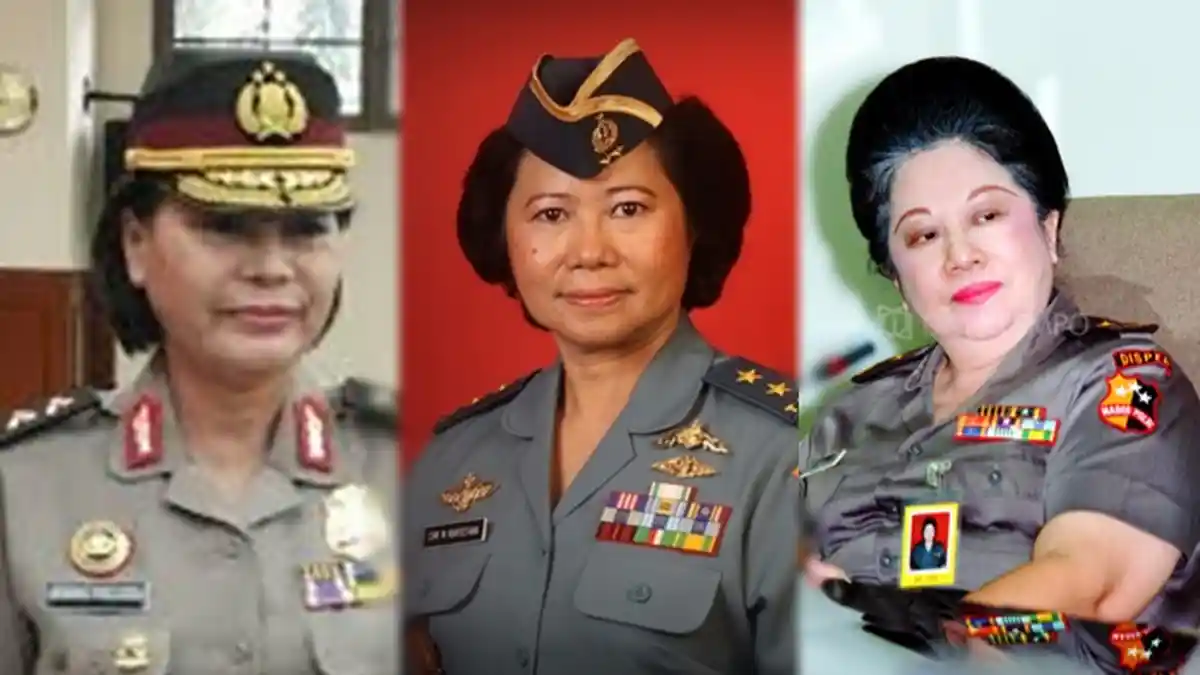 Deretan Jenderal Wanita Hebat Milik TNI/Polri, dari Christina Rantetana hingga Basaria Panjaitan