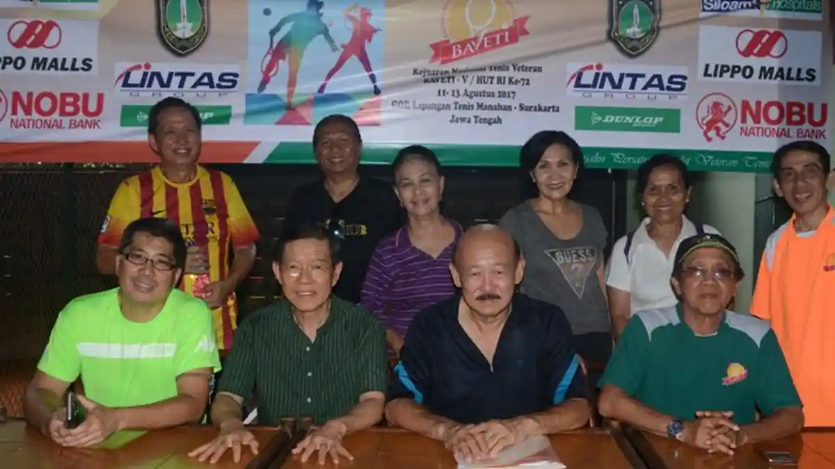 PP BAVETI Siap Menggelar Kejurnas V Tenis Veteran di Surakarta
