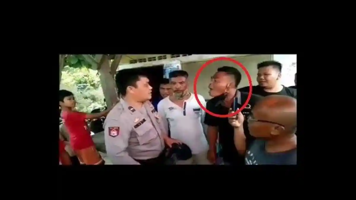 Muka Sangar saat Mengancam Aipda Rinkon Manik, Penampakan Wajah Preman Lontong saat Ditangkap