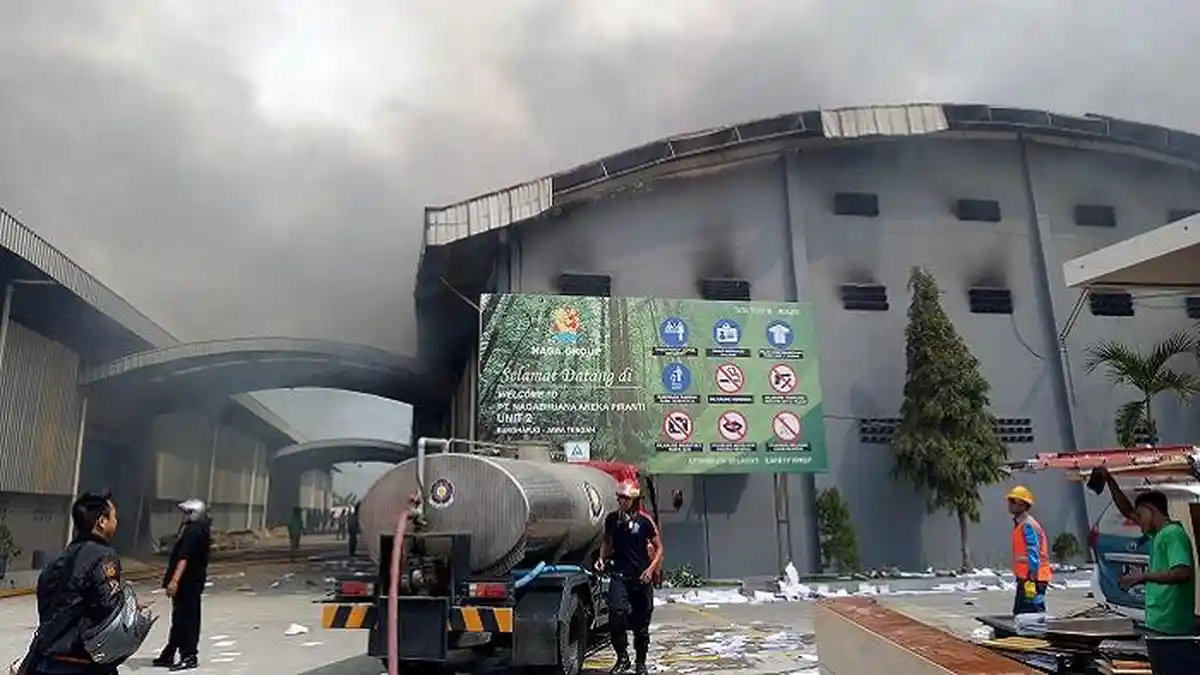 Pabrik Mebel di Parangjoro Sukoharjo Terbakar