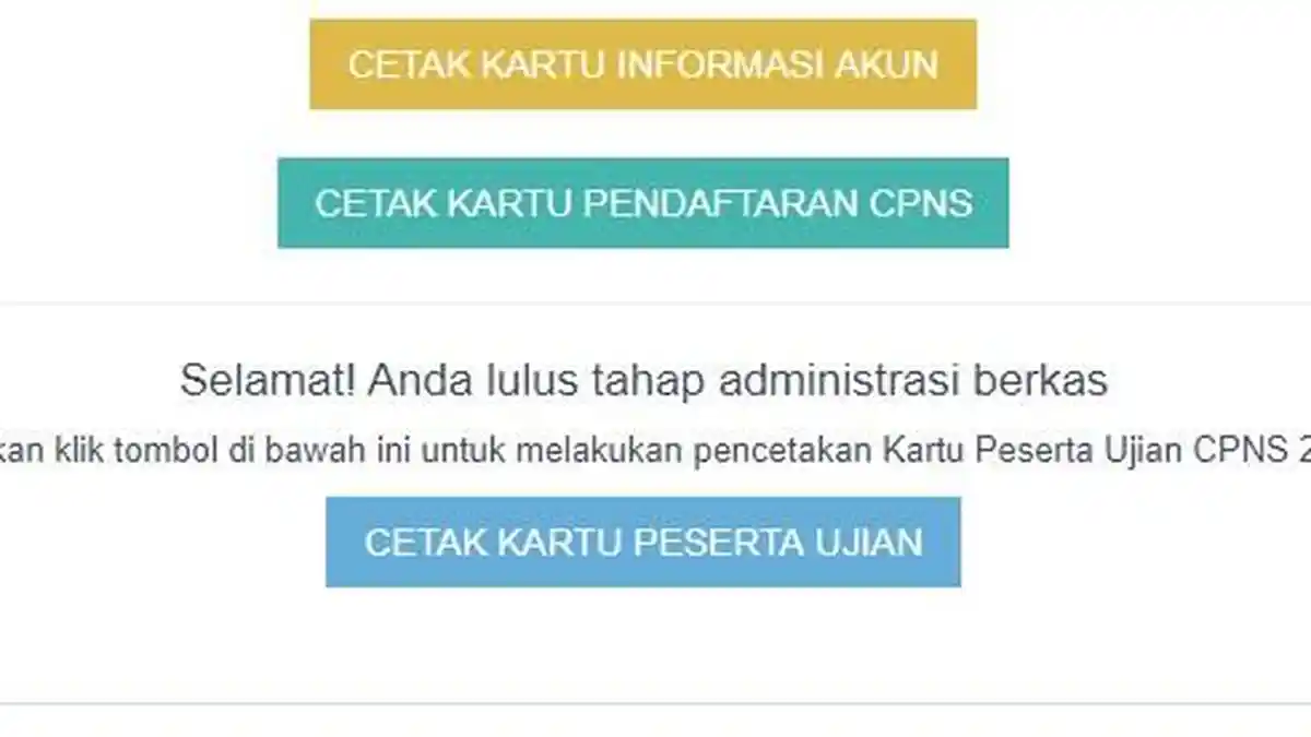 Cara Download Kartu Ujian SKD CPNS 2023 di SSCASN
