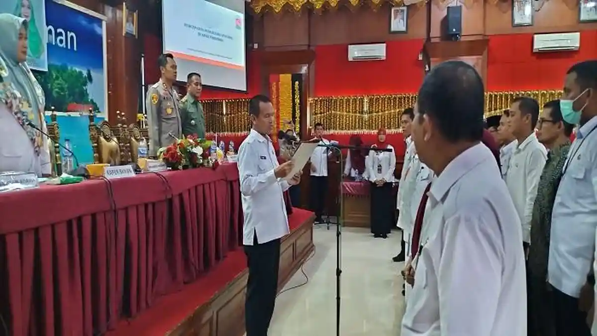 Tim Percepatan Penurunan Stunting Pariaman Dikukuhkan, Wali Kota Genius Umar Harapkan Peran Kades