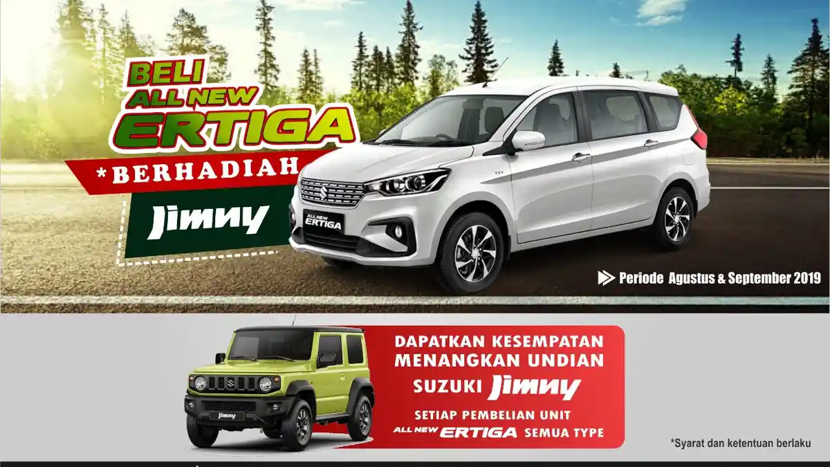 Spesial dari Suzuki, Beli Ertiga Bisa Dapat Jimny