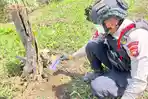 Satbrimob Polda Kalbar Lakukan Penghancuran UXO Temuan Masyarakat