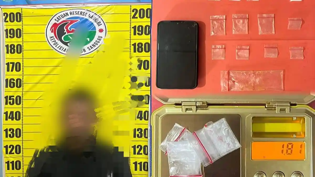 Polsek Meliau Ungkap Kasus Sabu, Seorang Pria Berhasil Diamankan