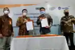MoU Bank Mandiri Taspen dan Kimia Farma Diagnostika