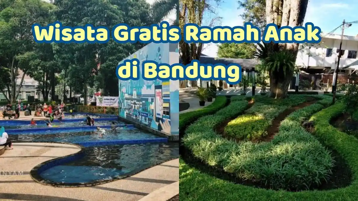 Bandung Jabar Punya Wisata Gratis Ramah Anak, Ada Mini Pool & Relief Unik di Dinding, Buka 24 Jam