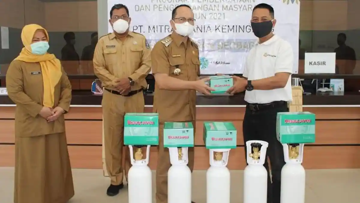 Dapat Tambahan Bantuan Lima Tabung Oksigen, Dirut RSUD Bangka Tengah Pastikan Stok Aman