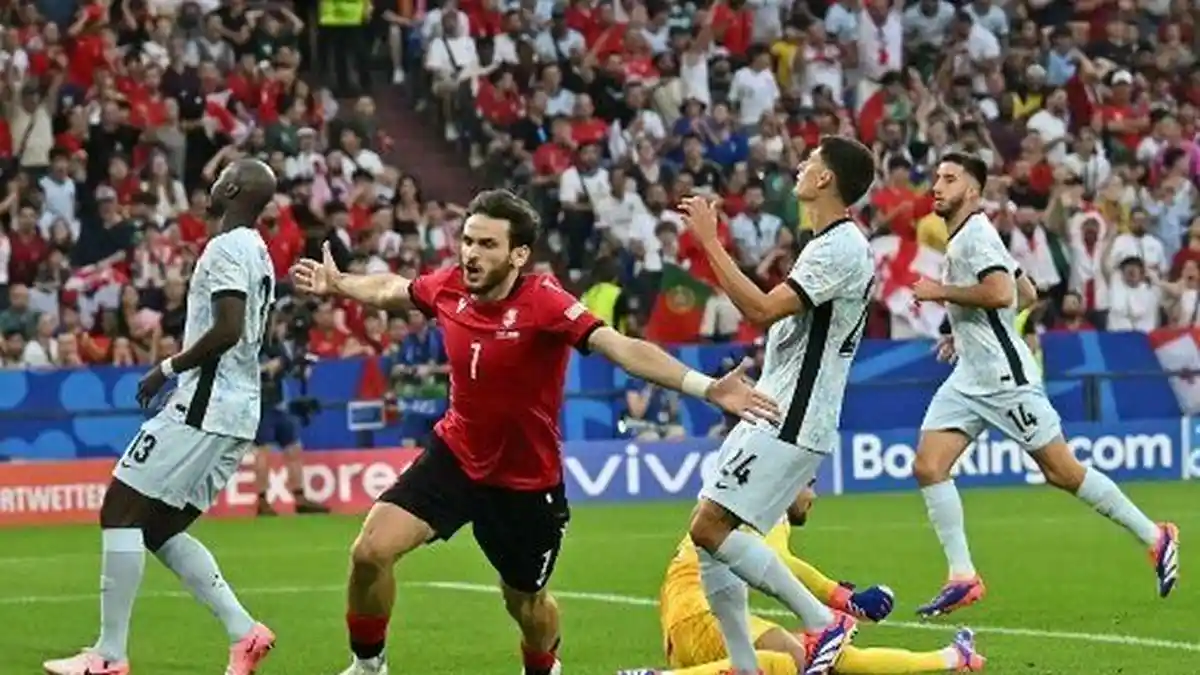 KEJUTAN Euro 2024, Georgia Bungkam Portugal, Ronaldo Hadapi Kenangan Buruk 16 Besar