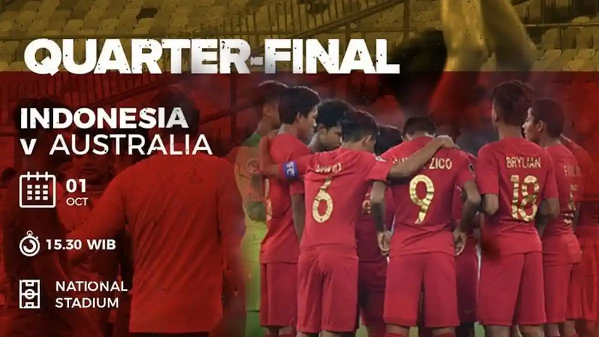 Live Streaming Timnas U-16 Indonesia Vs U-16 Australia, Unggul Satu Gol Sejak Menit 16
