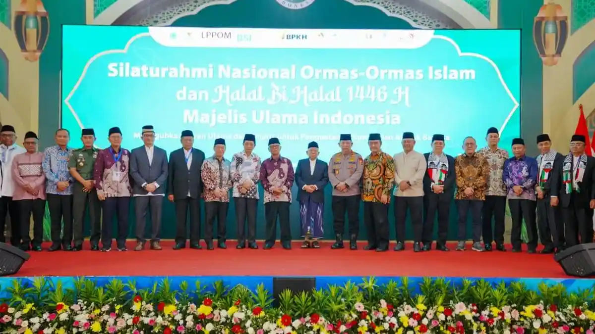 Kapolri Hadiri Silaturahmi Ormas-Halal Bihalal MUI, Komitmen Perkuat Ukhuwah Bangsa