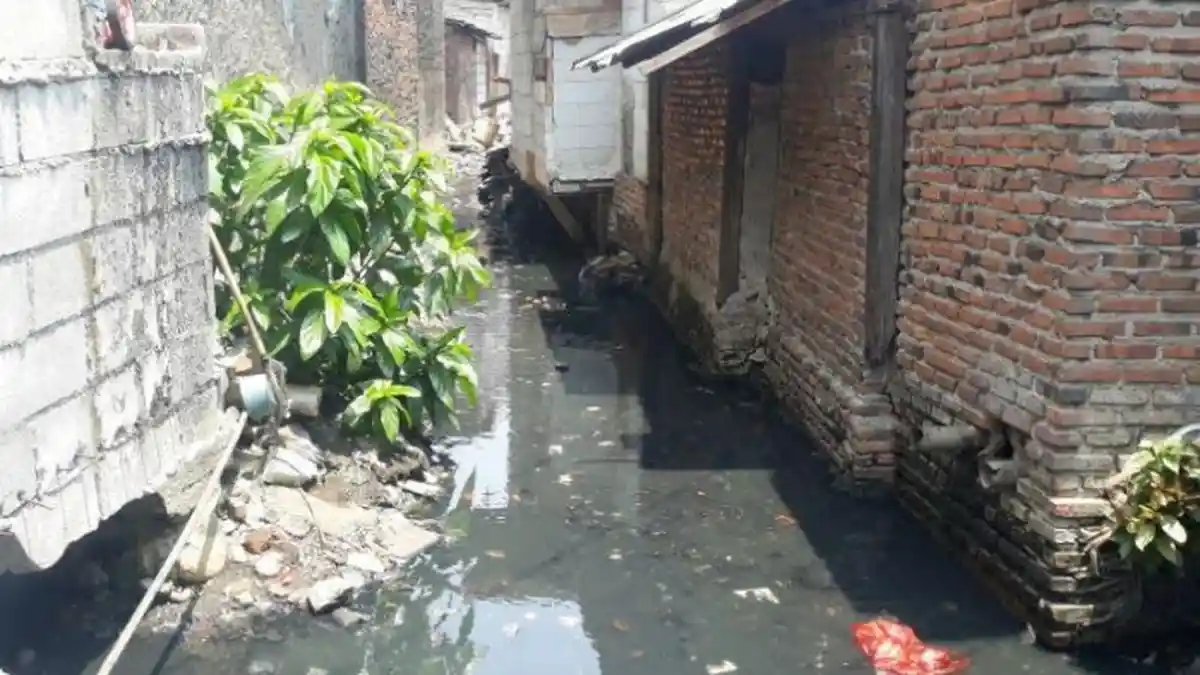 Kondisi Kali Bangleo Cilincing Semakin Memprihatinkan, Semakin Sempit dan Kotor