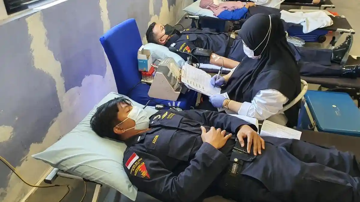 Polda Kepri Pecahkan Rekor Donor Darah Terbanyak se- Kepri, Kumpulkan 452 Kantong