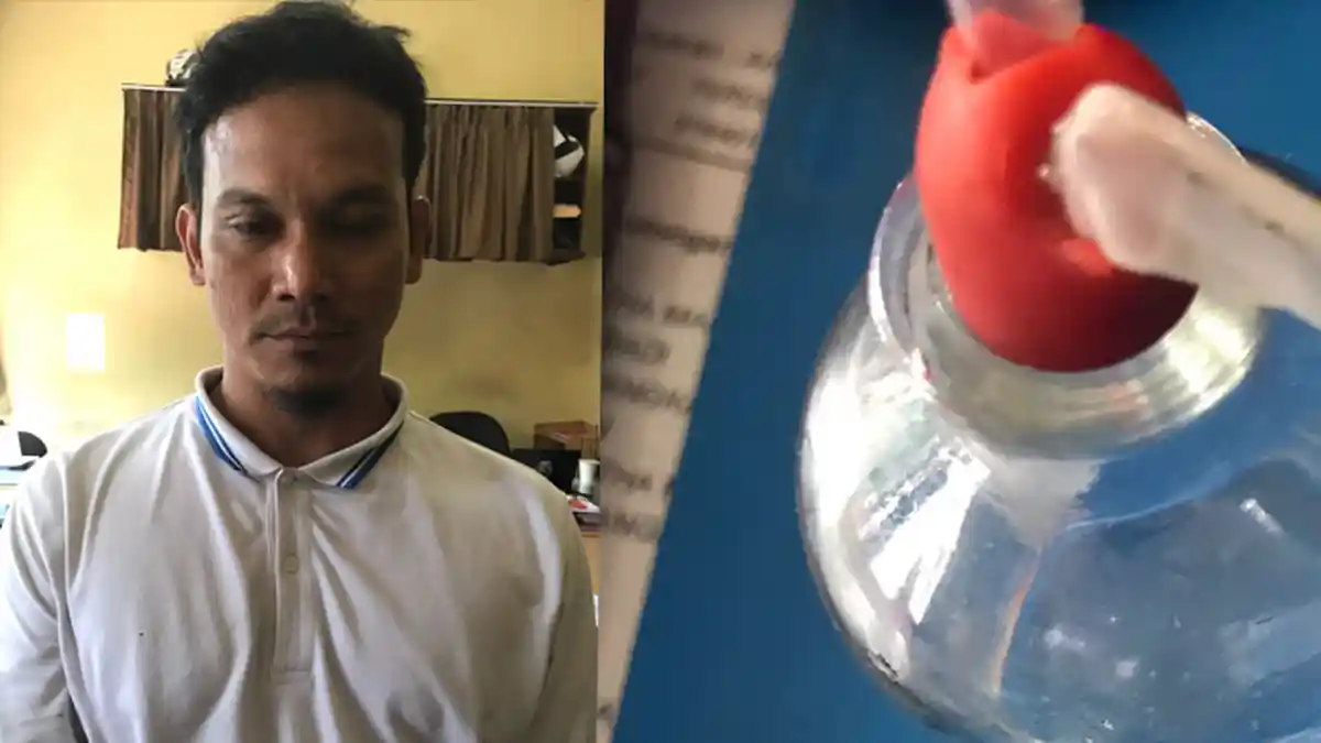 Masukkan Benda ke Dalam Pipet Lalu Diisap, Pria ini Berakhir di Jeruji Besi