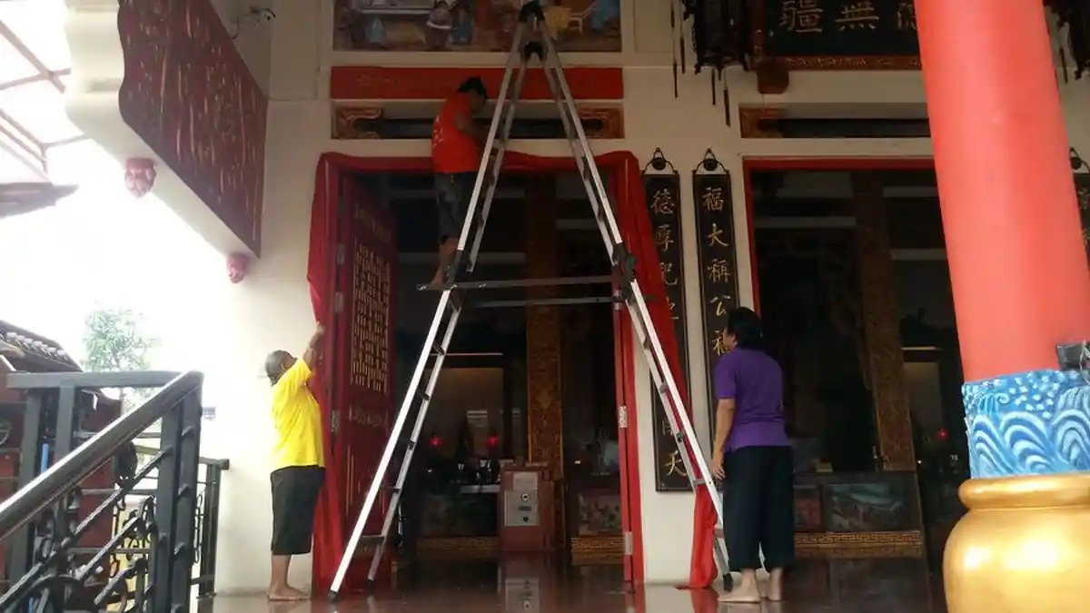 Bukan Saat Imlek, Kelenteng Hok Keng Tong Didatangi Jemaah Hanya pada Momen Tertentu