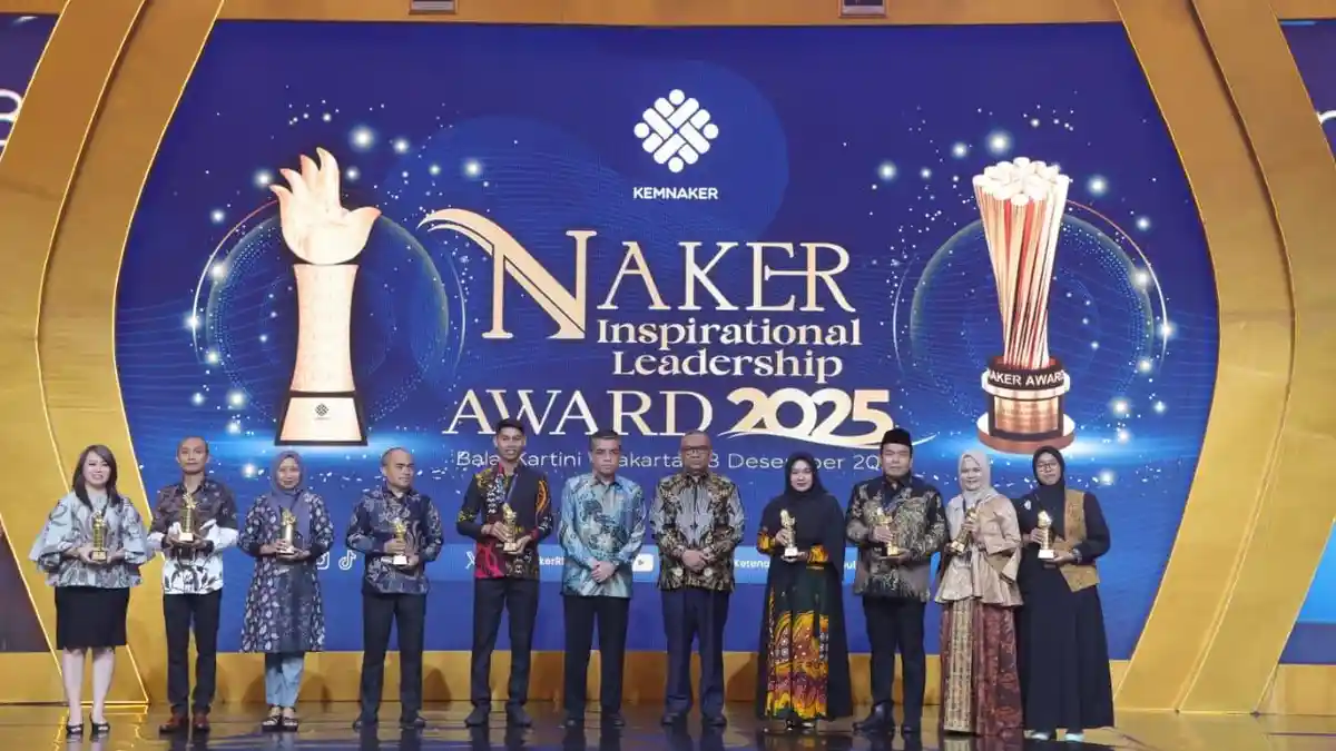 Kemnaker Umumkan Penerima Naker Award 2025, Ini Daftarnya