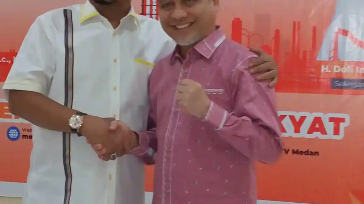 Rahudman Harahap Silaturahmi ke PKS Kota Medan, H. Kasman: Mudah-mudahan Berjodoh Bangun Kota