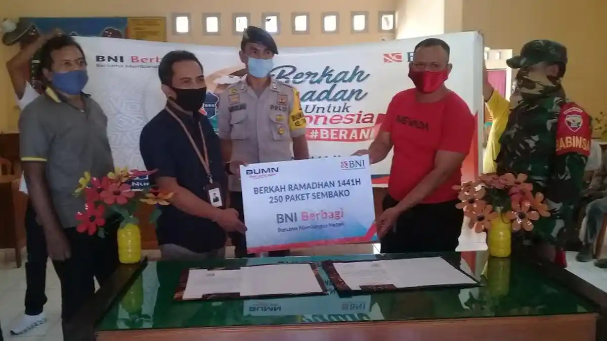 BNI Cabang Kupang Berbagi Berkah Ramadhan 1441H