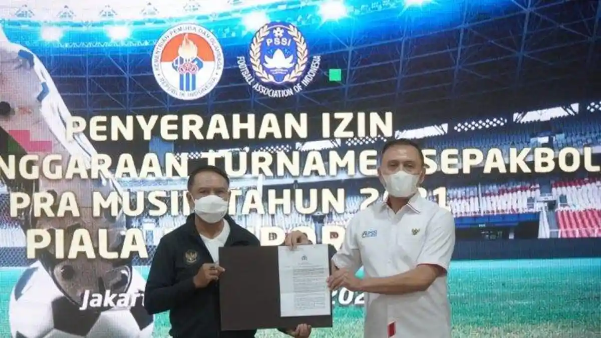 Kick Off Pertama 21 Maret, Piala Menpora 2021 Disiarkan Langsung di Stasiun Televisi