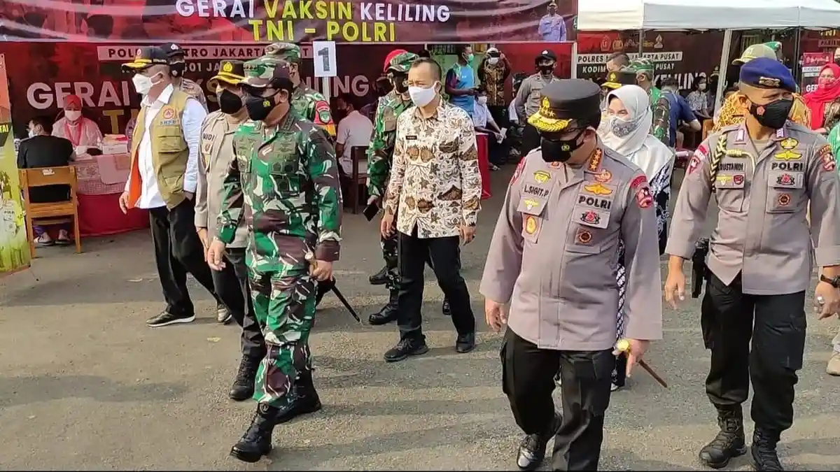 Panglima TNI Targetkan 70 Persen Warga Jakarta Sudah Divaksin Sebelum HUT RI