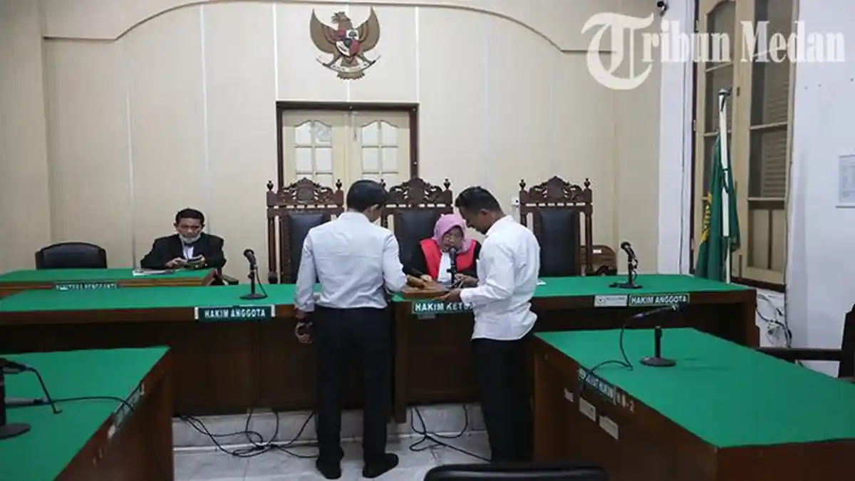 Berita Foto: Tiga Termohon Petinggi Polda Sumut Tidak Hadir, Sidang Prapid Aditya Hasibuan Ditunda - 06062023_SIDANG-PERDANA-ADITYA-HASIBUAN_ABDAN-SYAKURO-1.jpg