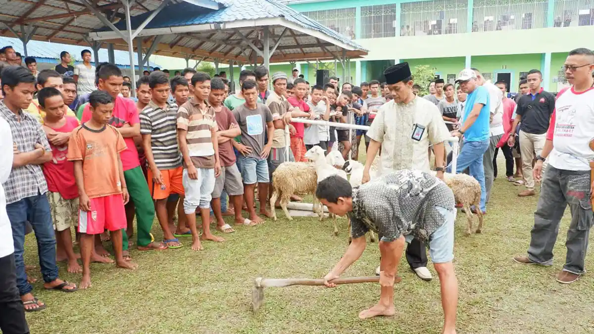 Lapas Anak dan Yayasan Inspirasi Bangsa Rayakan Idul Adha dengan Cara Begini