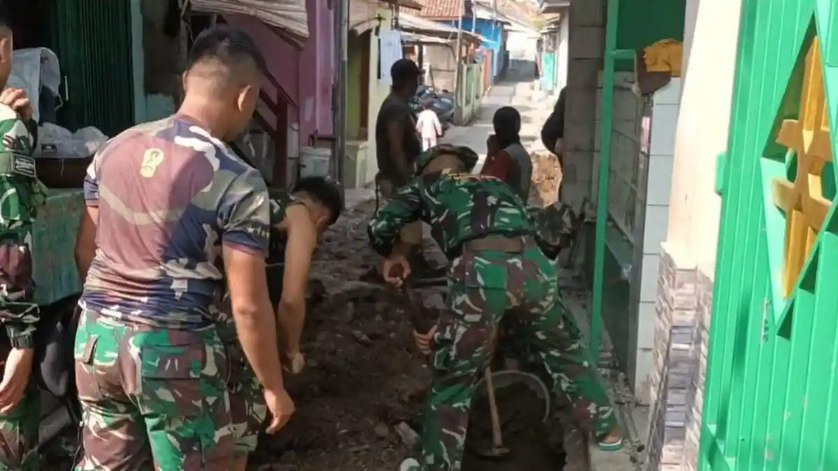 Kapendam Jaya: Satgas TMMD Kebut Pembuatan Drainase