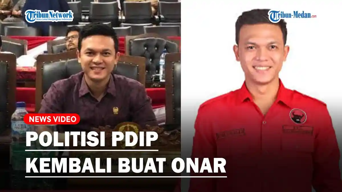 Kader PDIP David Roni Sinaga Kerap Buat Onar, Rapidin Tunggu Hasil Investigasi DPC PDIP Medan