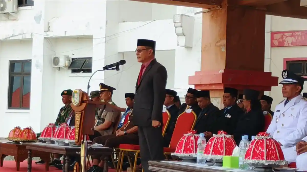 Upacara Hari Otda ke-29, Asisten I Pasangkayu Ungkap Pentingnya Sinergitas Pemerintah Pusat & Daerah