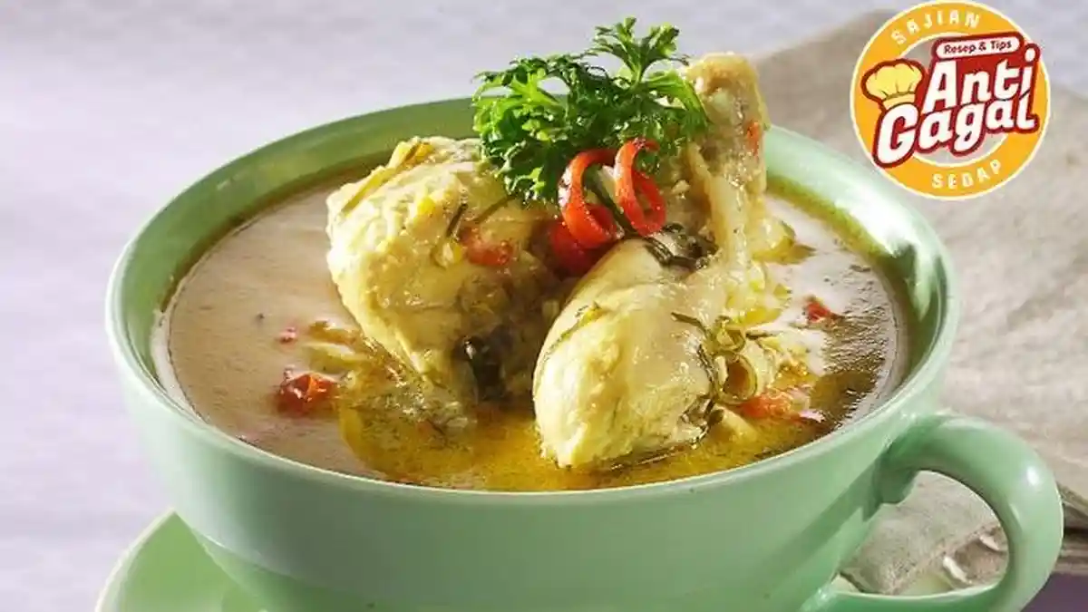 Resep Gulai Ayam Daun Mangkokan, Menu Makan Malam yang Gurihnya Bikin Nagih