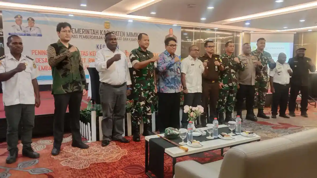 Ratusan Peserta Ikuti Peningkatan Kapasitas Kelembagaan Digelar DPMK Mimika