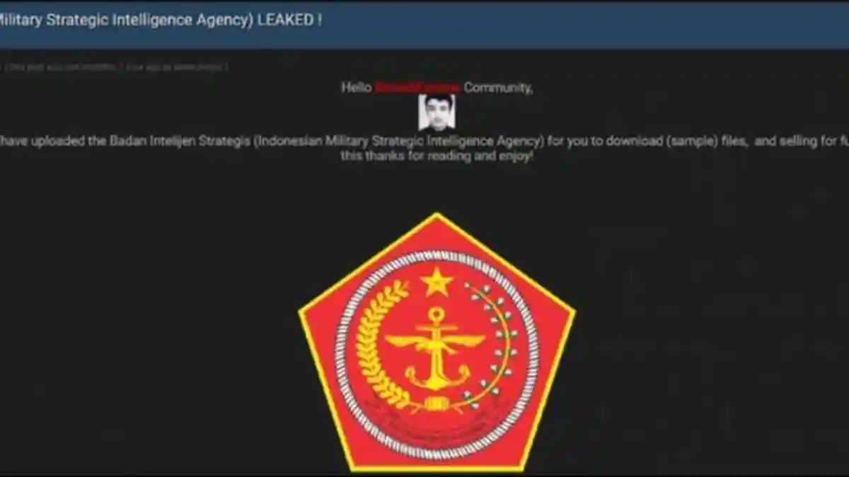 Data Inafis Polri dan Bais TNI Diretas, Dijual di Dark Web
