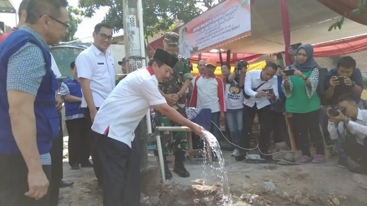 PSMTI Lampung Bantu Sumur Bor Agar Warga Tak Kekurangan Air Bersih