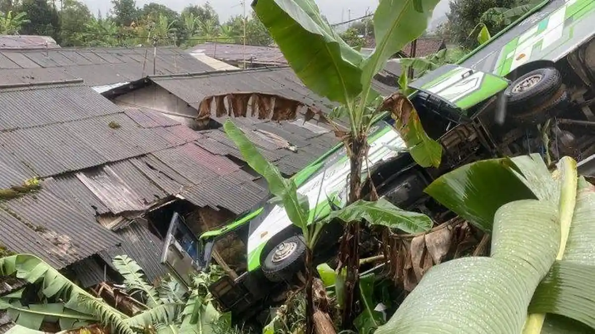 Detik-detik Evakuasi Bus yang Terperosok ke Jurang di Bogor, Butuh 6 Jam