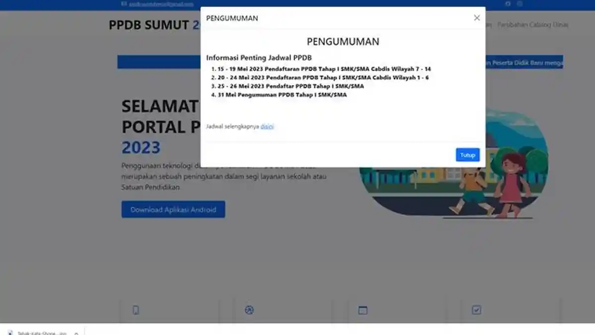 PPDB Online Sumut 2023, Untuk SMA/SMK Mulai 15 Mei, Cara Daftar dan Jadwal Pelaksanaan