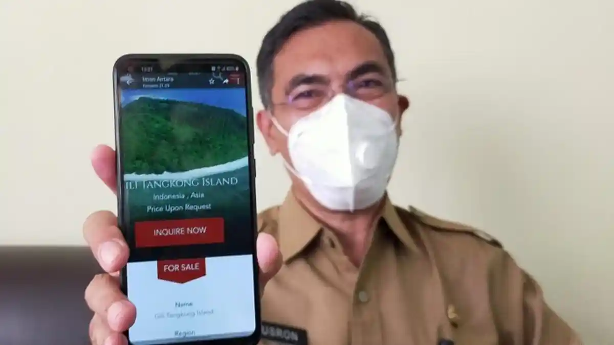 Pulau Gili Tangkong Lombok Dijual Online, Pemprov NTB Selidiki Dugaan Penjualan Pulau