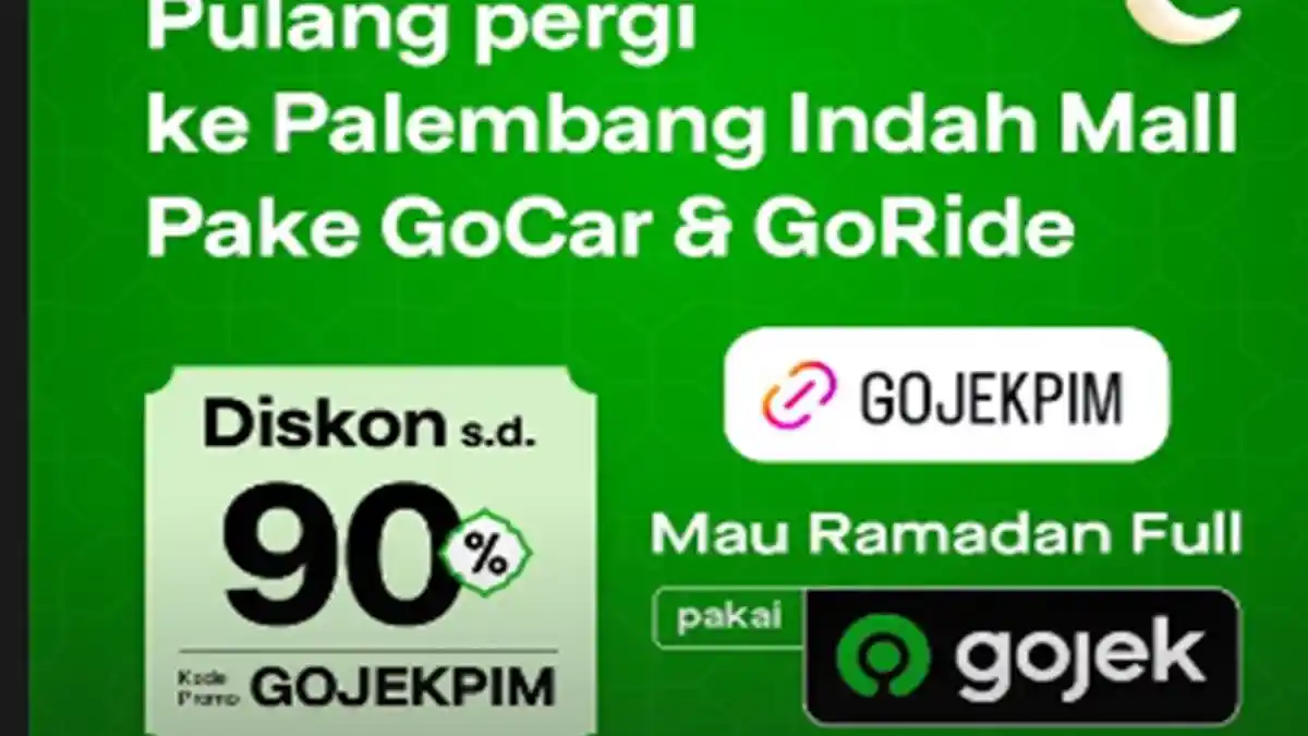 16 Kode Promo Gojek Spesial Ramadhan 24 Maret 2025, Diskon GoRide GoCar 90 Persen, GoFood 60 Persen