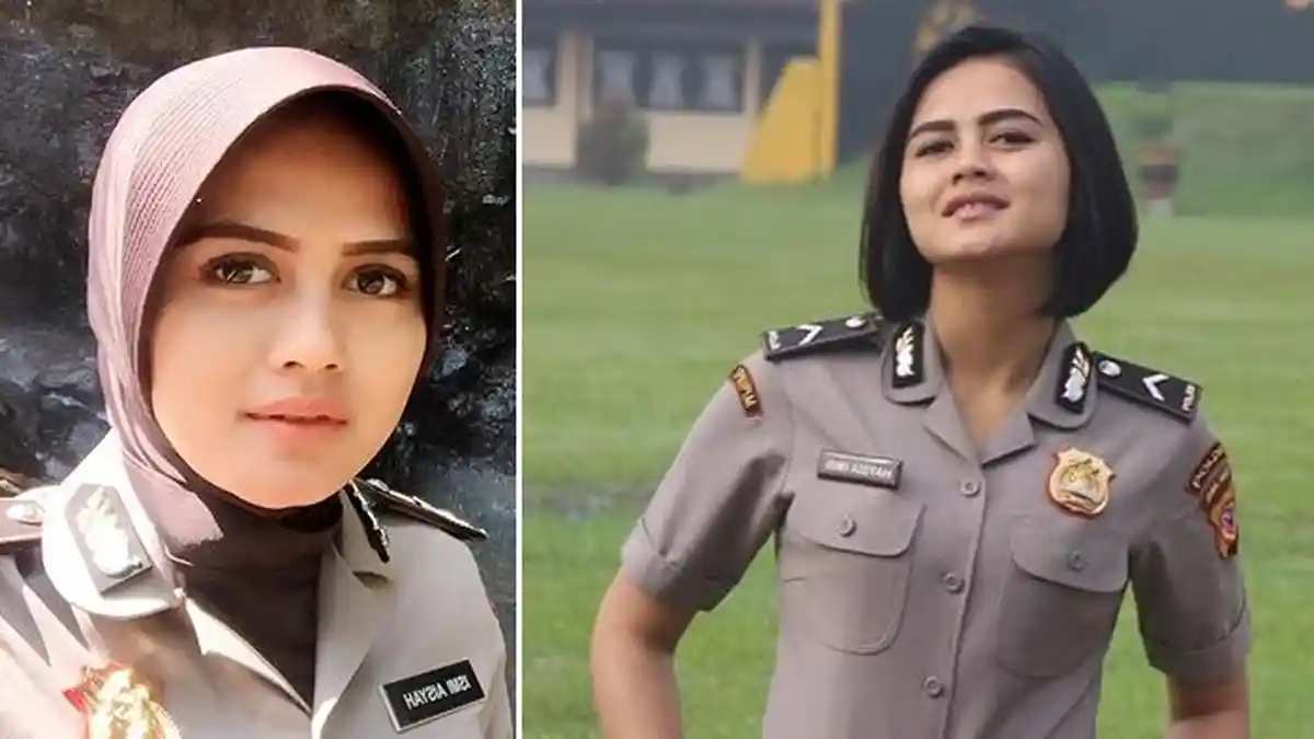 Pakai Hijab Jelang Puasa, Polwan Cantik Ismi Aisyah Tambah Anggun