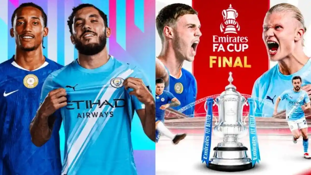 Cara Nonton Live Streaming Final FA Cup Chelsea vs Man City Live di TV Mana?