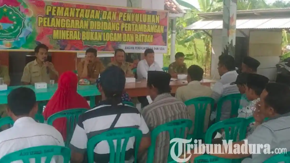 Penambang Ilegal Masih Marak di Pamekasan, Meski Bisa Dijerat Hukuman 10 Tahun dan Denda Rp 1 Miliar