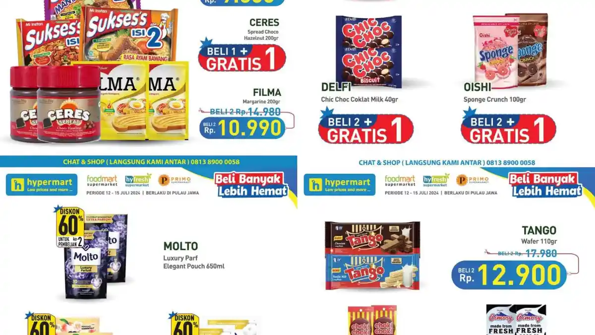 HEMAT! PROMO Hypermart 13-15 Juli 2024, Mamy Poko Rp 54.900, Baygon Rp 25.900