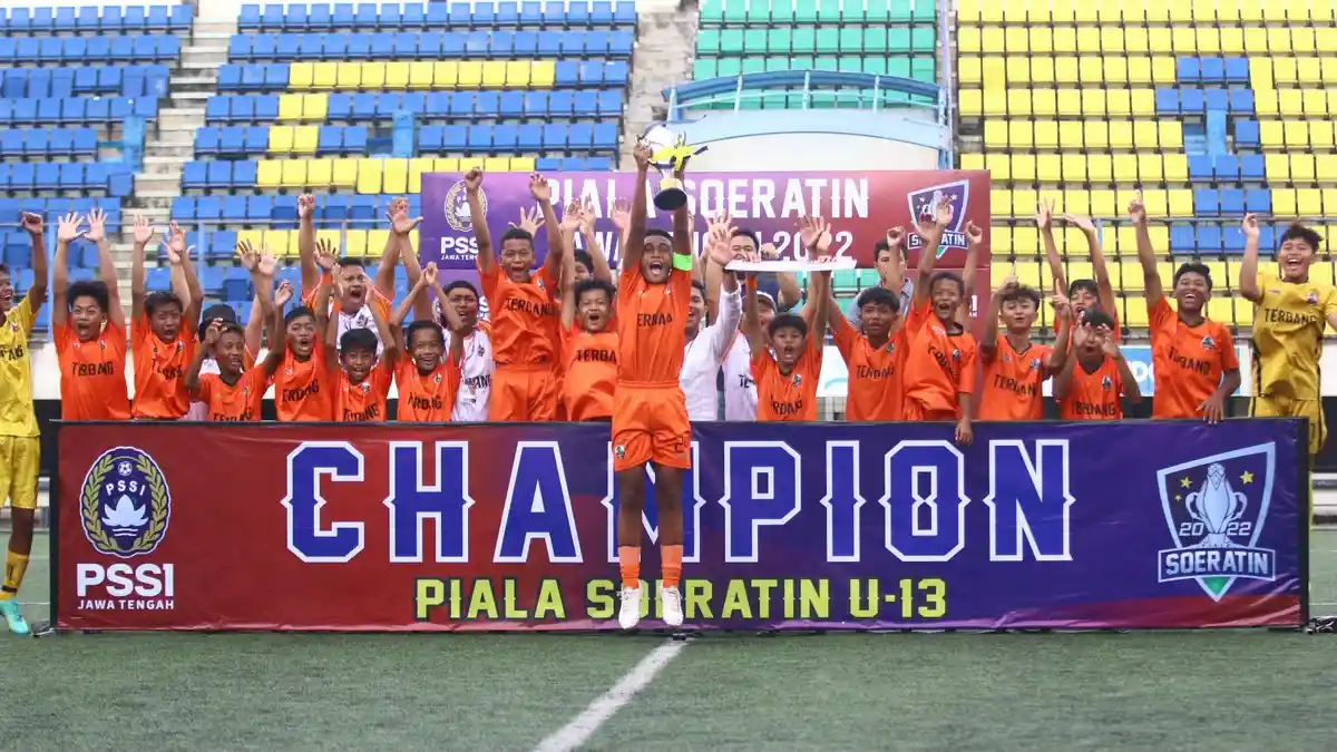 Juara Piala Soeratin U-13 Jateng, SSB Terang Bangsa Kandaskan Persikas Semarang 2-1