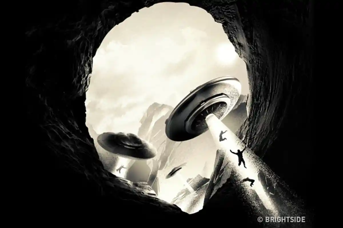 10 Detik Pertama Apa yang Kamu Lihat? Goa, UFO atau Alien? Ini yang Sebenarnya Kamu Pikirkan