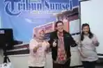 Ali Masykur Musa Berkunjung ke Kantor Tribun Sumsel
