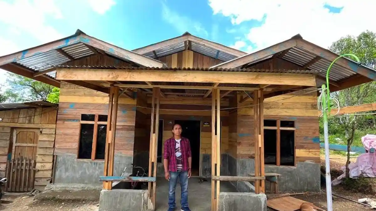 Yulianto Sumringah Setelah Rumahnya Direhab Lewat Program BSPS Menjadi Layak Huni