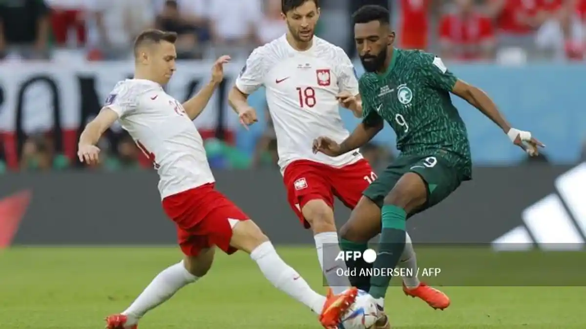 Hasil Piala Dunia 2022: Arab Saudi Tertinggal 0-1 dari Polandia di Babak Pertama