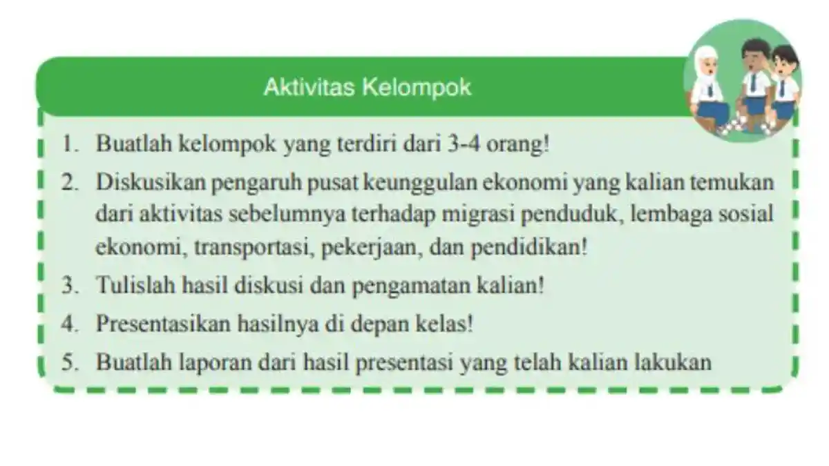 Kunci Jawaban IPS Kelas 9 Halaman 186 Semester 2: Pengaruh Pusat Keunggulan Ekonomi