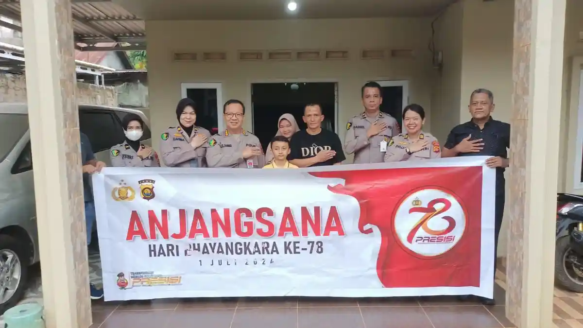 Sambut HUT Bhayangkara ke-78, Polda Jambi Tunjukkan Kepedulian, Kunjungi Anggota Polri yang Sakit
