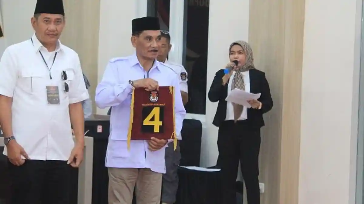 A Rachmansyah Ismail - Harsono Lamusa Kantongi Urut 4 di Pilkada Morowali 2024